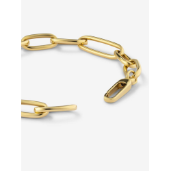 Pulsera eslabones mediana de oro amarillo de 18K