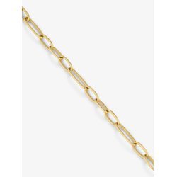 Pulsera eslabones mediana de oro amarillo de 18K
