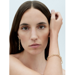 Pulsera eslabones mediana de oro amarillo de 18K