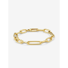 Pulsera eslabones mediana de oro amarillo de 18K
