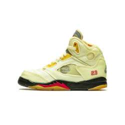 Jordan 5 retro off-white sail