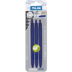 Bolígrafs Milan blaus 3u
