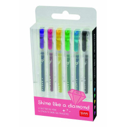 Bolígrafs mini glitter