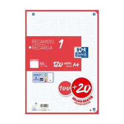 Recanvi Notebook A4 5x5 120...
