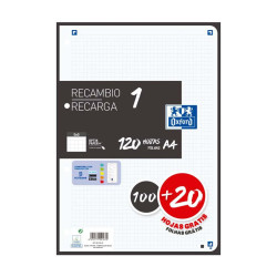 Recanvi Notebook A4 5x5 120...