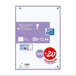 Recanvi Notebook A4 5x5 120...