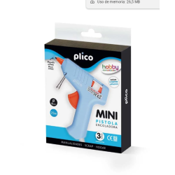 Pistola termofusible mini