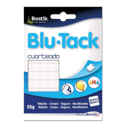 Blu-Tack clivellat blanc