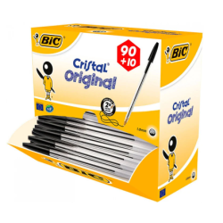 Bolígrafs Bic Vidre negre