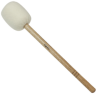 Maces amb cap de llana d'ovella.