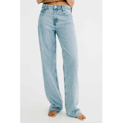 Pantalón tejano brillo