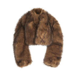 chaqueta de piel sintética