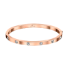 Pulsera de mujer  Oro Blanco acero  inoxidable