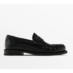 Mocasin pell negre