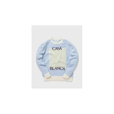 Sudadera azul y blanca Casablanca